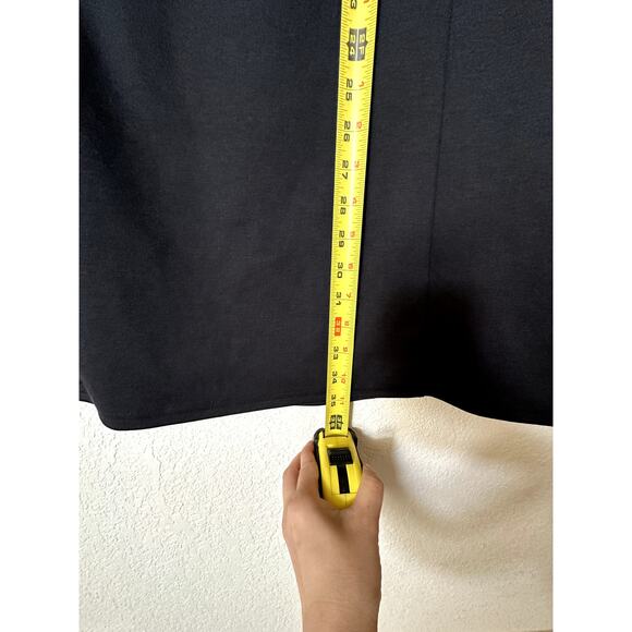 Gap Maternity Nursing Dress – XS Ponte Knit Side Zip – Black Stretch Work/Casual - Picture 9 of 9